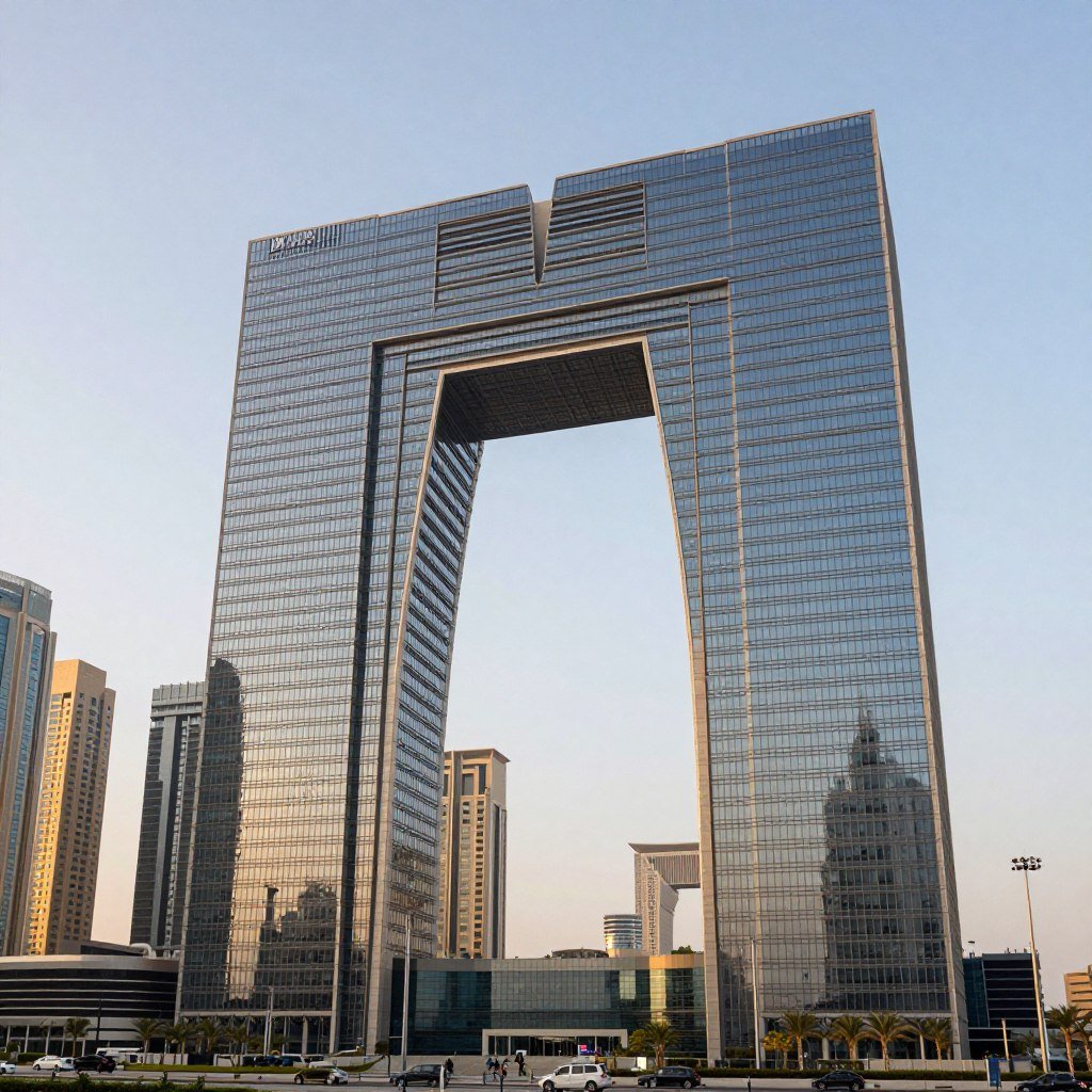 DIFC Gate building iconic Dubai financial landmark