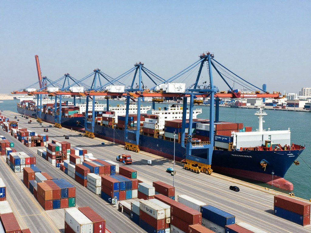 Jebel Ali Port container terminal operations