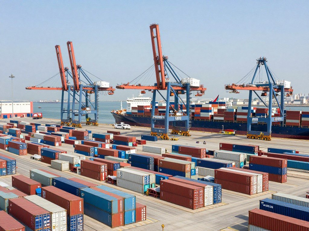 UAE logistics port container shipping facility