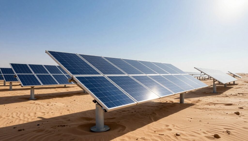 UAE renewable energy solar panel installation facility